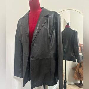 Blair Black Leather Jacket